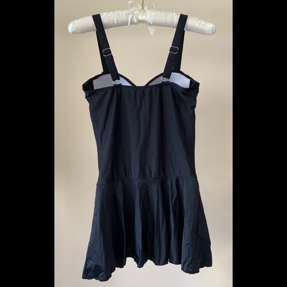 COSKAKA Women's One Piece Skirt Swimsuit - Picture 3 of 12